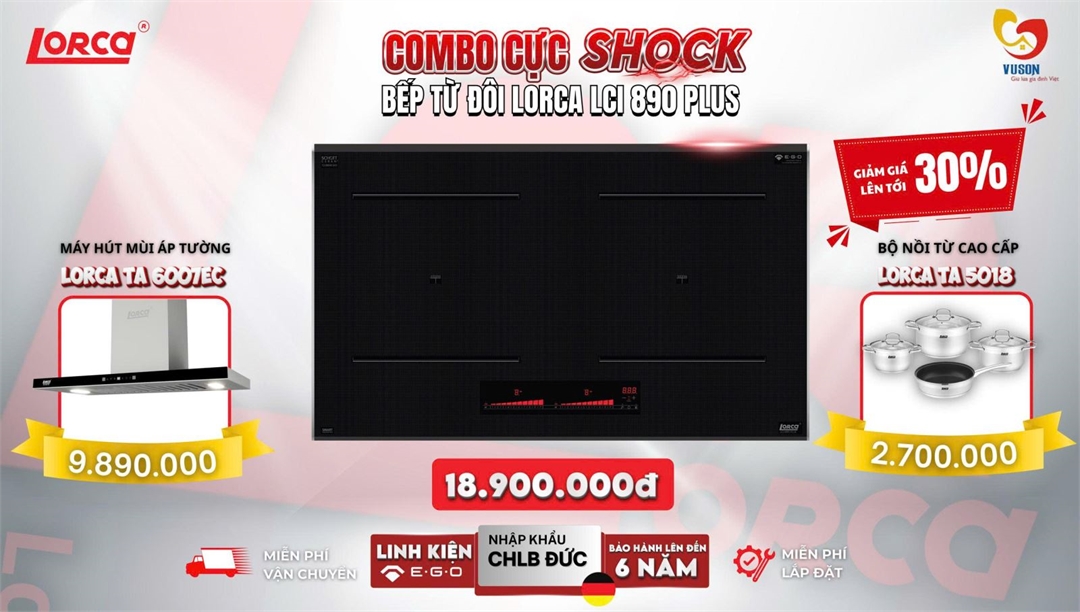 LORCA - NẮNG HÈ RỰC LỬA - COMBO SHOCK 890Plus